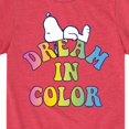 thumbnail image 3 of Peanuts - Dream In Color - Toddler & Youth Short Sleeve Graphic T-Shirt, 3 of 6