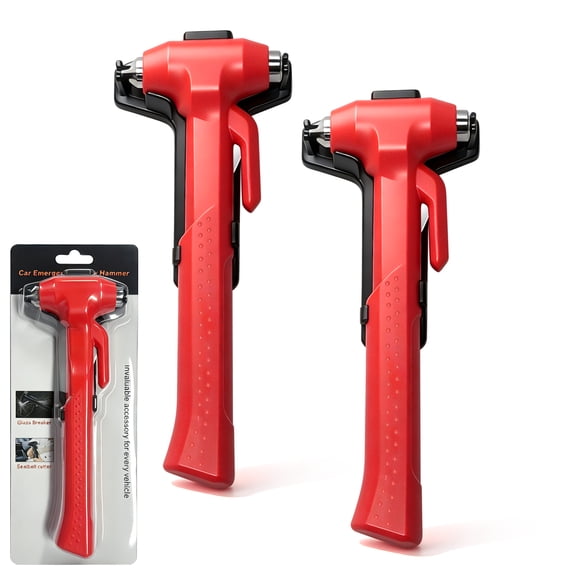 ZDSSY Safehammer, Car Window Breaker Life Saving Safe Emergency Escape Tool,  Glass Break, Auto Safety Accessories, Safehammer Glass Breaker for New Cars (2PCS)