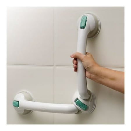 Safe-er-Grip Suction Cup Swivel Bathtub & Shower Assist Grip Bar Safety Handle with Multi Directional Swivel for perfect