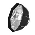 thumbnail image 1 of Caja de luz plegable de octógono de 8 polos de 55cm con bolsa de transporte de tela suave Montaje de Bowens para lámpara de flash estroboscópico de Studio TRIOPO Difusor de flash, 1 of 3
