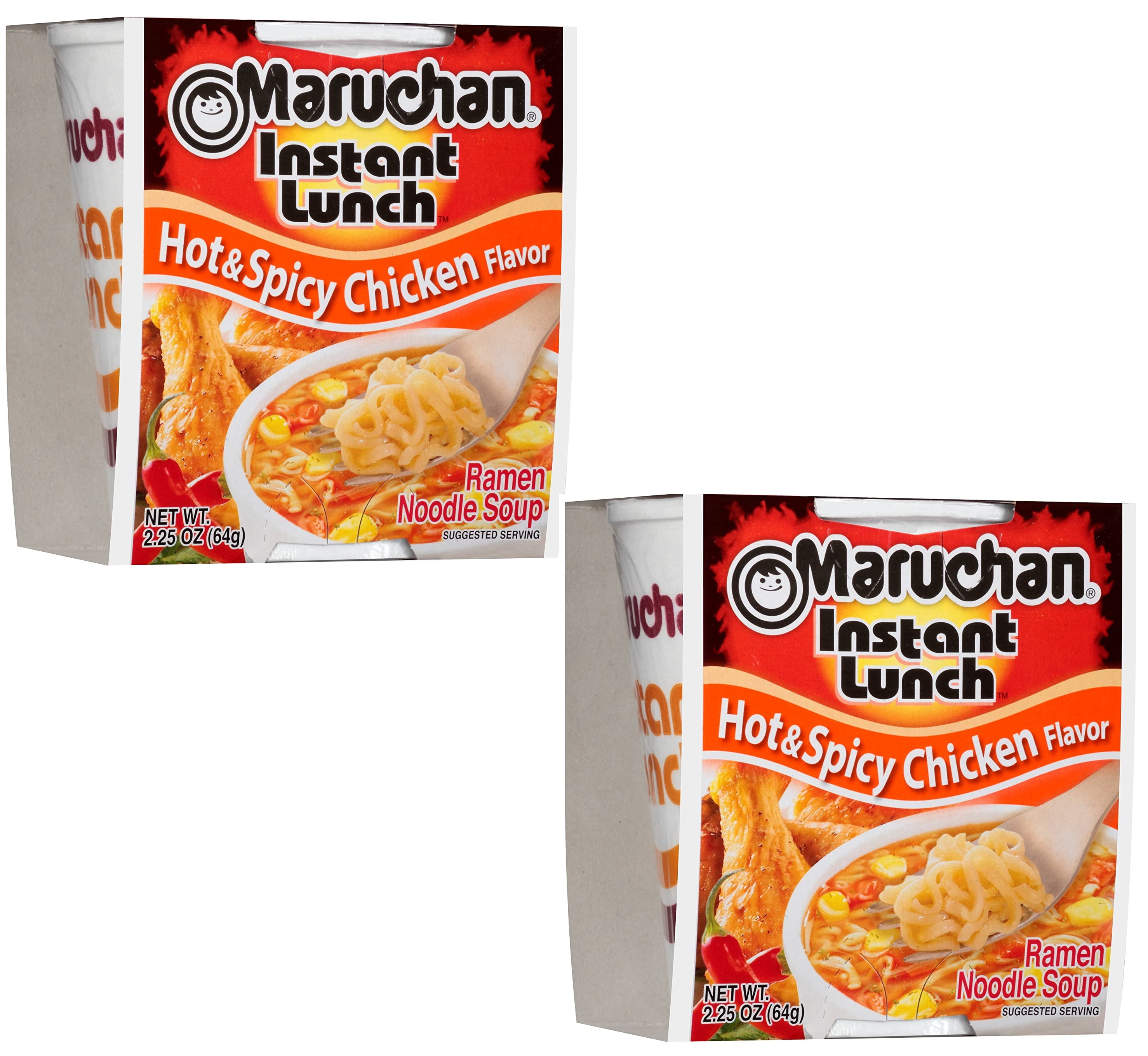 maruchan様 Maruchan Hot and Spicy Chicken Instant Ramen Noodles, 2.25 oz Cup