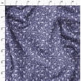 thumbnail image 3 of Soimoi Poly Canvas Purple Fabric By the Yard - 56 Inch Wide - Leaves & Lotus Floral Print Material - Tranquil and Botanical Designs for Stylish Creations Printed Fabric, 3 of 6