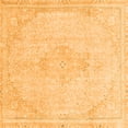 thumbnail image 1 of Ahgly Company Indoor Square Abstract Orange Modern Area Rugs, 4' Square, 1 of 4