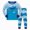 G864-Sky Blue, variant on HFHAPW Kids Boys Girls Pjs 2 Piece Pajama Set Long Sleeve Print Top with Pants Sleepwear Toddler Boys Girls