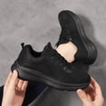 thumbnail image 3 of Zapatos Deportivos Con Cordones Antideslizantes Informales Punta Ancha para Al Aire Libre, 3 of 9