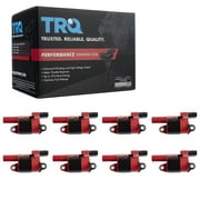 TRQ Premium High Performance Engine Ignition Coil Set for Chevy GMC Cadillac ICA71262 Fits select: 2007-2019 CHEVROLET SILVERADO, 2007-2014 CHEVROLET TAHOE
