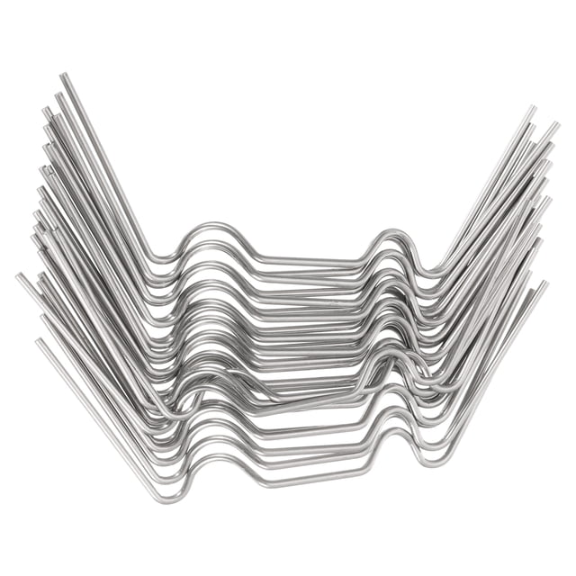 Clips de acristalamiento para invernaderos de 25 paquetes, Clips de alambre de tipo W de acero inoxidable de 95 mm
