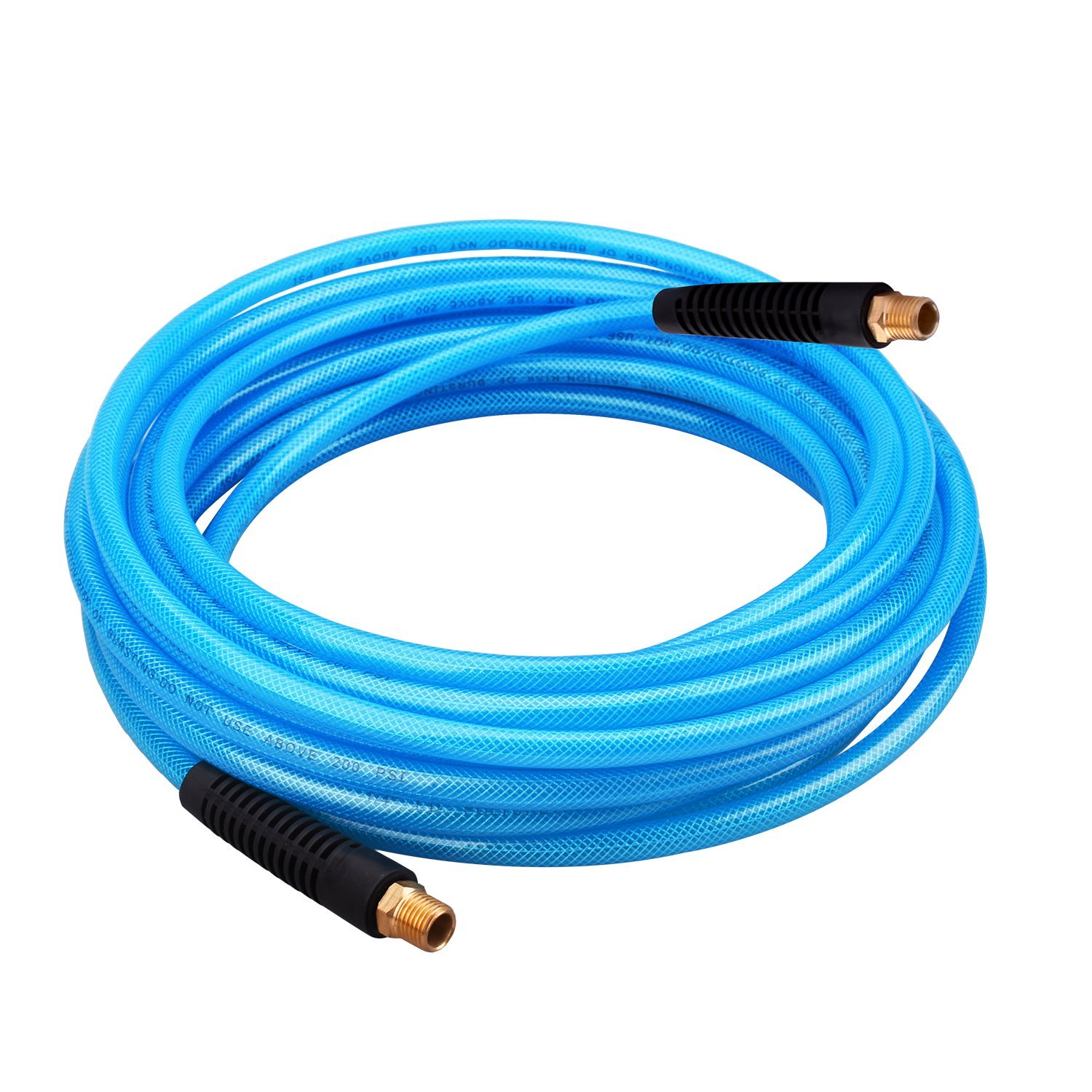 WYNNsky 1/4 inch x 25 feet Reinforced Polyurethane (PU) Air Hose, 300 PSI, Air Compressor PU