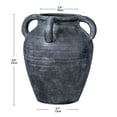 thumbnail image 6 of 9.8" Handmade Terracotta Vase Vintage Ceramic vase Rustic Antique Decor with 4 Handles Matte Finish for Home Office Resto Cafe Decor, 6 of 6