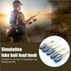 thumbnail image 3 of Soidarity 10 Uds. De señuelos de pesca artificiales de 75mm, cebos blandos para peces, aparejos de lubina, cebos de natación de pesca de con Pescar Soidarity OD008171-00, 3 of 6