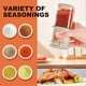 thumbnail image 4 of 2PCS Salt & Pepper Shakers Salt Control & Seasoning Bottle Spice Jars Seasoning Shaker Containers Gray White, 4 of 5