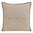 thumbnail image 3 of VHC Brands Bingham Star, Cotton, 26x26, Fabric Euro Sham, Quilted, Black, 3 of 3