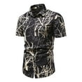 thumbnail image 3 of Palato Mens T Shirts,Men Hawaiian Short Sleeve Beach Shirt Printed Summer Casual Button Down Shirts, 3 of 6