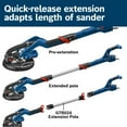 thumbnail image 3 of BOSCH GTR55-85 9 In. Drywall Sander Kit, 3 of 6