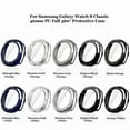 thumbnail image 4 of Premium Protective Case for Galaxy Watch 8 (46mm) High-quality, durable shell available in multiple colors (black and white, titanium gray and orange, midnight blue and white, etc.), 4 of 6