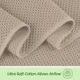 thumbnail image 6 of Elegant Comfort 100% Cotton 6-Pack Waffle Premium Kitchen Towels Cleaning Towels, 16 x 25, Taupe, 6 of 7