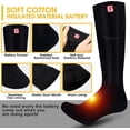 thumbnail image 4 of Besoar Heated Socks - Battery Powered Socks for Women Electric Rechargeable Battery Heating Socks Thermal Warm Socks, 4 of 5