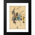 thumbnail image 2 of Wassily Kandinsky 18x24 Black Modern Framed Museum Art Print Titled - Warmed Cool (Warm Cool) (1924), 2 of 5