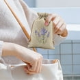 thumbnail image 4 of 12 PCS Lavender Sachet Bags - Small Empty Drawstring Jute Cotton Linen Pouches for DIY Filling, Wedding Favors, Jewelry, Spices, and Gift Giving, 4 of 6