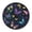 Seamless Pattern With Butterflies, variant on Indoor 12' Voice-Activated Luminous Decoration Wall Clock With LED Night Light Butterflies Moon and Stars