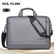 thumbnail image 2 of OULYLAN-maletín de negocios para hombre, bolso de mano de gran capacidad, paquete de archivos, se puede imprimir logotipo, bolsa de ordenador portátil Fivean unisex, 2 of 2