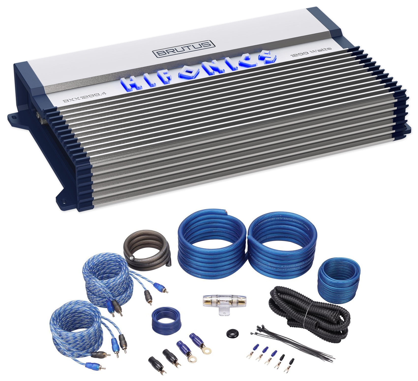 Hifonics BXX1200.4 1200 Watt RMS 4Channel Car Stereo Amplifier Brutus