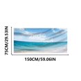 thumbnail image 4 of Beach Towel,Microfiber Beach Towel,Oversized Lightweight Quick Dry Sand Proof,Absorbent Sky White Clouds Beach Towels Fiber Soft Bath Towels for Travel Sports Swimming Pool 55.12x27.57 inch, 4 of 6