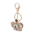 thumbnail image 4 of Llavero de cristal brillante con forma de corona, hermoso llavero decorativo para bolso., 4 of 7