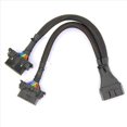 thumbnail image 5 of 2X 2 IN 1 OBD2 Extension Cable OBDII Male to 2 Female Splitter Car Computer Connection Conversion Plug Socket 30CM,2 x OBD2 Extension Cable,Black, 5 of 5
