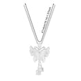 thumbnail image 5 of SmartBy Birth Flower Tassel Butterfly Necklace for Women Silver Butterfly with Floral Pendant Jewelry Gift for Mother Wife Girlfriend, 5 of 7