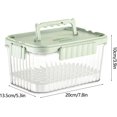 thumbnail image 2 of Fruit Containers For Fridge, Airtight Locking Lids Food Containers With Detachable Ice Tray, Summer Household Outdoor Fruit Organizer Bento Box For Ic, 2 of 5