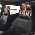 thumbnail image 2 of Kdxio Cool Flamingo Pattern Print 2 Piece Car Head Rest Covers Set Auto Front/Rear Seats Headrest Cover Universal Fit Most Cars,Sedan, SUV, 2 of 9