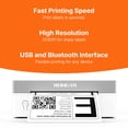 thumbnail image 2 of Rongta Shipping Label Printer, Bluetooth Thermal 4"x6" Wireless Printer for Package, Compatible with Windows/ MacOS/ Android/ iOS (White), 2 of 8