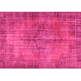 thumbnail image 1 of Ahgly Company Indoor Rectangle Abstract Pink Contemporary Area Rugs, 2' x 4', 1 of 4