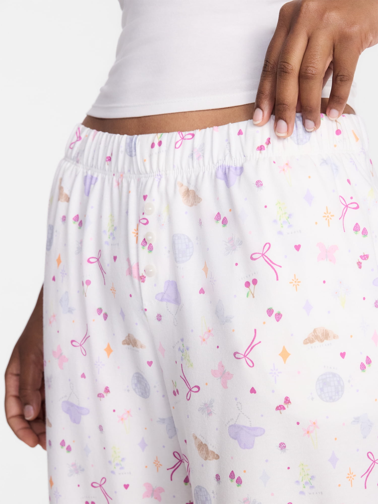 No Boundaries Cloud Core Sleepwear Pants, Women's XXS-3X