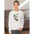 thumbnail image 2 of American Redstart. Sweatshirt Women -John James Audubon Designs, Female XX-Large, 2 of 4