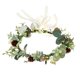 thumbnail image 1 of 1PC Pine Cone Wreath Simulation Plant Garland Fashion Head Wedding Photo Headdress Hair Accessory, 1 of 4