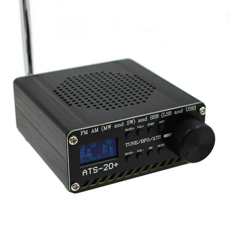 Récepteur Radio à Bande Complète Si4732, Scanner de Récepteur Radio  Portable à Ondes Courtes en Alliage D'aluminium FM AM (MW SW) et SSB (LSB  USB)