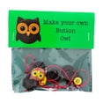 thumbnail image 2 of Decodeary 3D Christmas Trees Animal Kits DIY Fastener Handmade Buttons Exquisite and Compact, Multifunctional Ideal and Xmas owl, 2 of 6