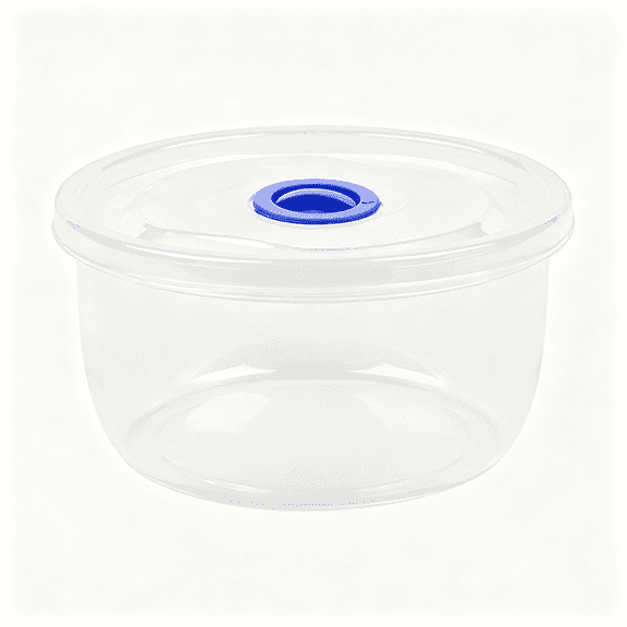 ACDANC Large Airtight Food Storage Container,Latching Lid,Microwave and Dishwasher Safe,Multi-Usage Food Container Bowl,Food Grade Non-Bpa Plastic Salad Bowl,Clear