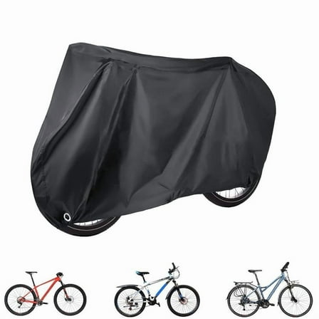 Bike Cover, Outdoor Waterproof Bicycle Cover with Lock Hole, Rain Sun UV Dust Wind Snow Proof Bike Storage for Mountain Bike (180*60*90cm)