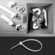 thumbnail image 1 of Bridas de nailon para cables cable eléctrico autoblocante blanco cintas de 27 mm de ancho correa de amarre con cremallera para cables ANGGREK Otros, 1 of 8