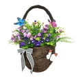 thumbnail image 2 of Binwennn Light up Outdoor Wreath Day Flower Door Large Flower Hanging Spring Decorations, 2 of 6