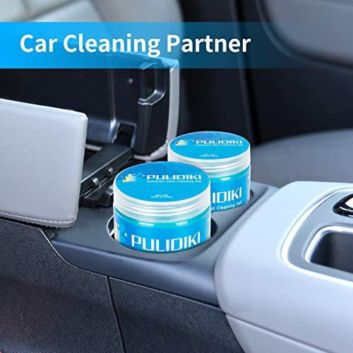 Blue Auzky Cleaning Gel for Car Detailing Auto Air Vent Dust Detailing Putty Cleaner Universal Dust Removal Gel 2 Pack Car Cleaning Gel Yellow 