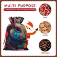 thumbnail image 7 of Fuzoiu Colorful Patterned Rabbit Print Christmas Gift Bag,Burlap Gift Bag with Drawstring Closure & Hang Tag,Perfect for Holidays, Birthdays, and Special Occasions-Medium, 7 of 7