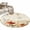Red, variant on Vintage Floral Round Area Rug 3.3Ft Washable Circle Rugs for Dining Room Table, Spring Flowers Eucalyptus Leaves Mushrooms Non-Slip Carpet Floor Mats Indoor Outdoor Carpet Runner Aesthetic Home Decor