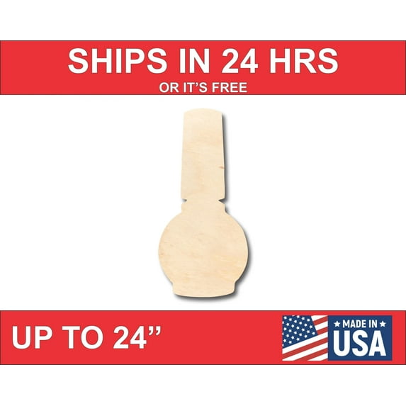 Unfinished Wooden Polish Silhoutte - Craft- up to 24 DIY