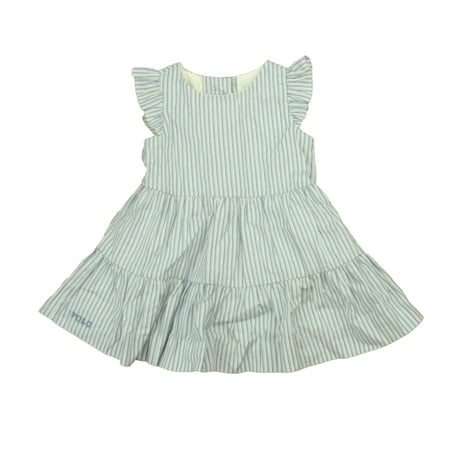 

Pre-owned Ralph Lauren Girls Blue | White Dress size: 3 Months