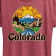 thumbnail image 3 of Instant Message - Groovy Colorado - Vacation Destination - Women's Short Sleeve Graphic T-Shirt, 3 of 6
