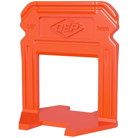 Sistema de nivelación de azulejos QEP Xtreme Clips, lechada de 1/8 pulgadas, 500 unidades